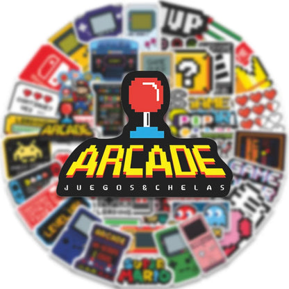 Beamix 50PCS Classic Gaming Console Cartoon Stickers