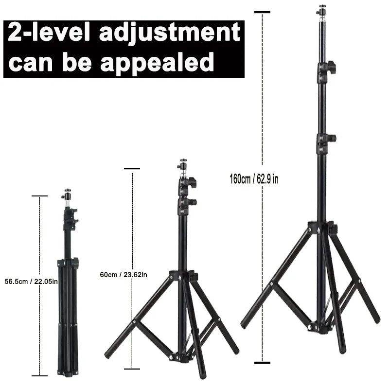 Beamix Travel Tripod Stand (Extendable 160cm)