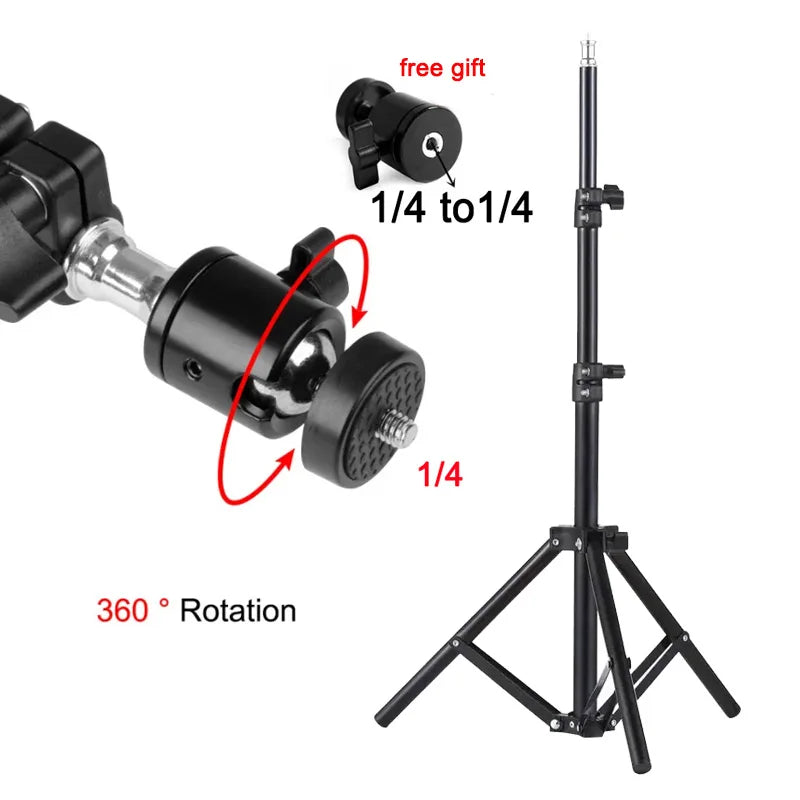 Beamix Travel Tripod Stand (Extendable 160cm)