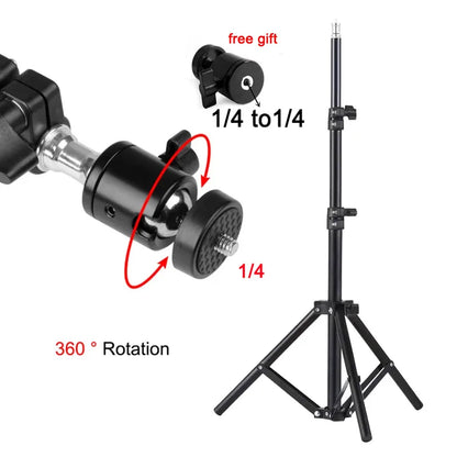 Beamix Travel Tripod Stand (Extendable 160cm)