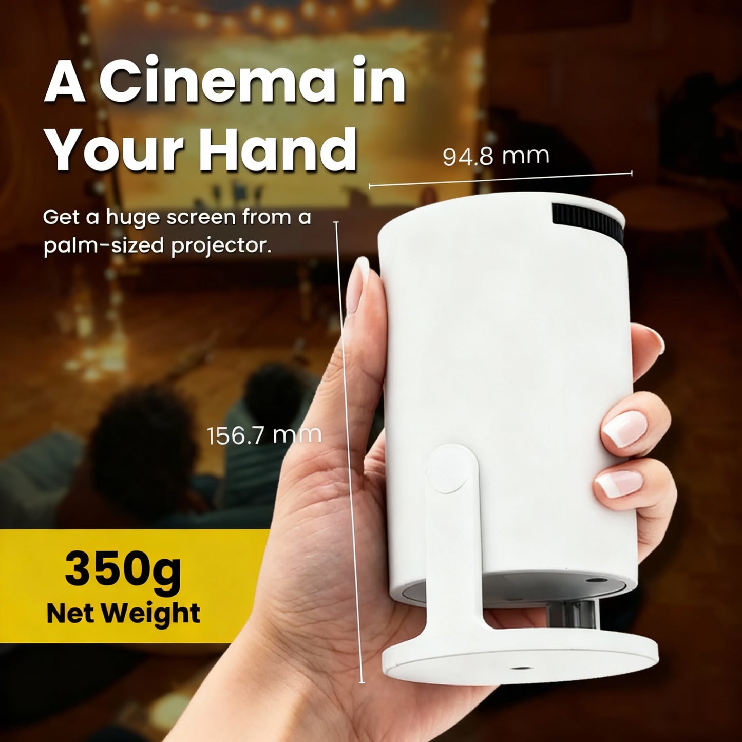 Beamix mini projector (2025 Upgraded Model)